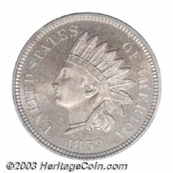 1859 1C PR65 Cameo PCGS.