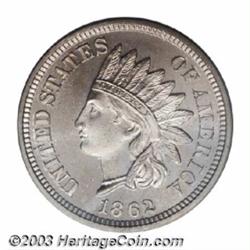 1862 1C PR66 Cameo PCGS.