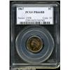 Image 3 : 1867 1C PR66 Red and Brown PCGS.