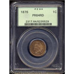 1876 1C PR64 Red PCGS.