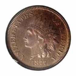 1877 1C PR66 Red and Brown NGC.