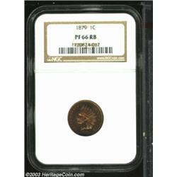 1879 1C PR66 Red and Brown NGC.