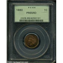 1880 1C PR65 Red PCGS.