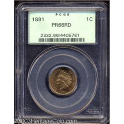 1881 1C PR66 Red PCGS.