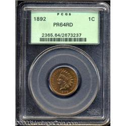 1892 1C PR64 Red PCGS.