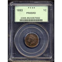 1893 1C PR65 Red PCGS.