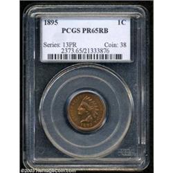 1895 1C PR65 Red and Brown PCGS.