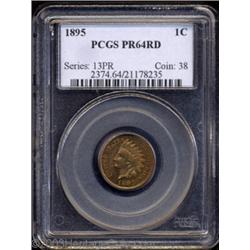 1895 1C PR64 Red PCGS.