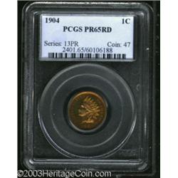 1904 1C PR65 Red PCGS.