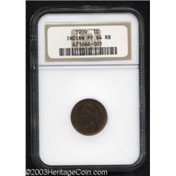 1909 1C PR64 Red and Brown NGC.