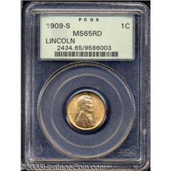 1909-S 1C MS65 Red PCGS.