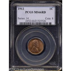 1912 1C MS66 Red PCGS.