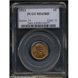 1913 1C MS65 Red PCGS.