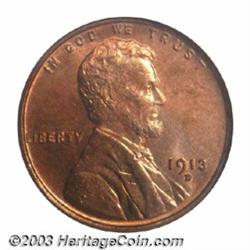 1913-D 1C MS66 Red NGC.