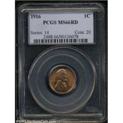 1916 1C MS66 Red PCGS.