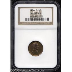 1916-D 1C MS65 Red and Brown NGC.