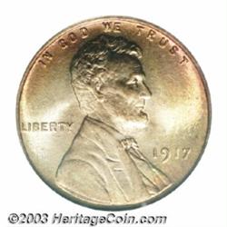 1917 1C MS66 Red PCGS.