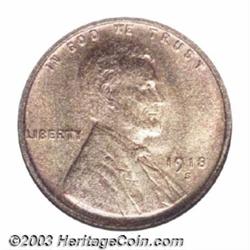 1918-S 1C MS65 Red NGC.