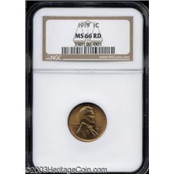 1919 1C MS66 Red NGC.
