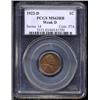 Image 1 : 1922-D 1C Weak D MS63 Red and Brown PCGS.