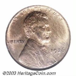 1926-S 1C MS65 Red and Brown PCGS.