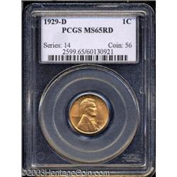 1929-D 1C MS65 Red PCGS.