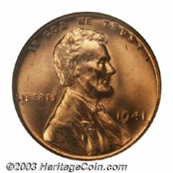 1941 1C Doubled Die MS66 Red NGC.