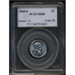 1943-S 1C MS68 PCGS.