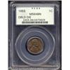 Image 1 : 1955/55 1C Doubled Die MS64 Brown PCGS.
