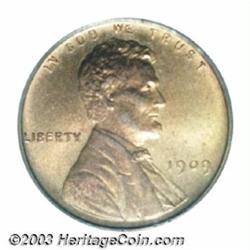 1909 1C VDB PR64 Red and Brown PCGS.