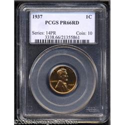 1937 1C PR66 Red PCGS.