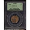 Image 1 : 1864 2C Large Motto MS65 Red PCGS.