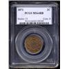 Image 1 : 1871 2C MS64 Red and Brown PCGS.