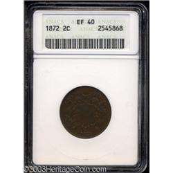 1872 2C XF40 ANACS.
