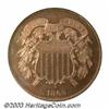 Image 1 : 1866 2C PR65 Red Cameo PCGS.