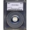 Image 1 : 1862 3CS MS66 PCGS.