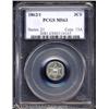 Image 1 : 1862/1 3CS MS63 PCGS.