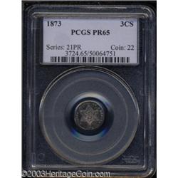 1873 3CS PR65 PCGS.