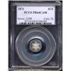 Image 1 : 1873 3CS PR64 Cameo PCGS.