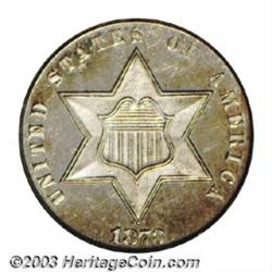 1873 3CS PR65 Deep Cameo PCGS.