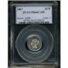 Image 3 : 1867 3CN PR66 Cameo PCGS.