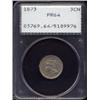 Image 1 : 1873 3CN Closed 3 PR64 PCGS.