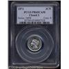 Image 1 : 1873 3CN Closed 3 PR65 Cameo PCGS.