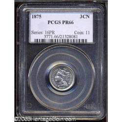 1875 3CN PR66 PCGS.
