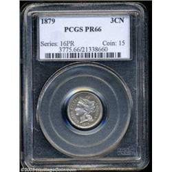 1879 3CN PR66 PCGS.