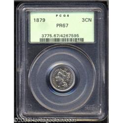 1879 3CN PR67 PCGS.