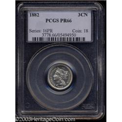 1882 3CN PR66 PCGS.