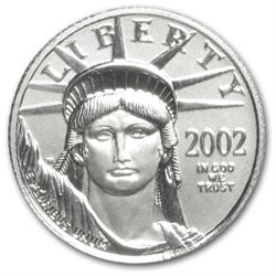 2002 1/10 oz Platinum American Eagle BU