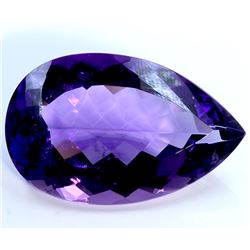 105 ct & up Amethyst Pear Shaped ctw 105.23