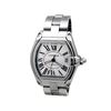 Image 1 : Large Cartier Stainless Steel Roadster Watch. Silver Roman Numeral Dial. Stainless Steel Case. Stain